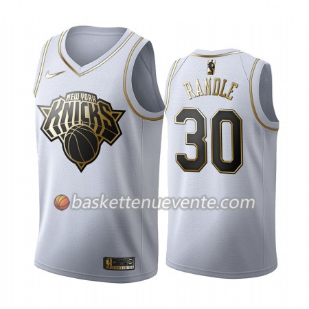 Maillot Basket New York Knicks Julius Randle 30 2019-20 Nike Blanc Golden Edition Swingman - Homme